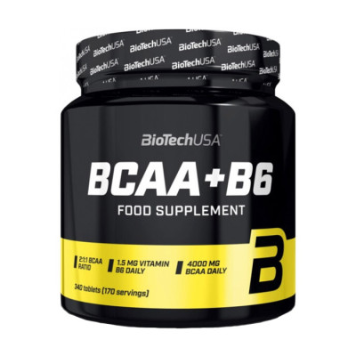 BCAA BioTech BCAA+B6, 340 таблеток