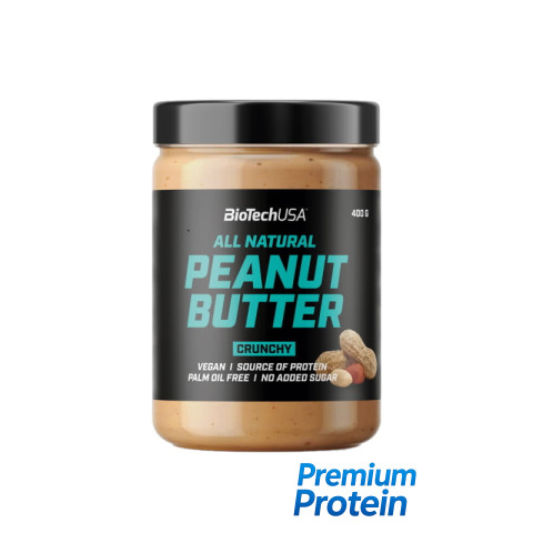 BioTech Peanut Butter, 400 грам - Crunchy