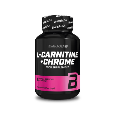 BioTech L-Carnitine + Chrome, 60 капсул