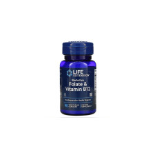 Life Extension Folate + Vitamin B12 — capsules | 90