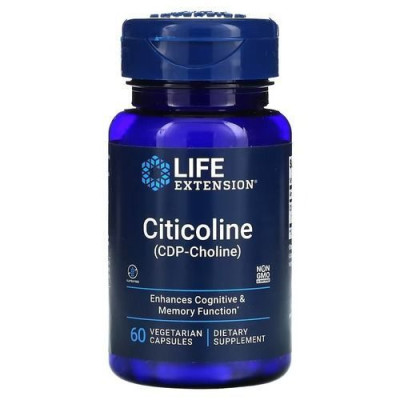 Life Extension Citicoline (CDP-Choline) — capsules | 60