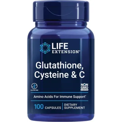 Life Extension Glutathione Cysteine & C — capsules | 100