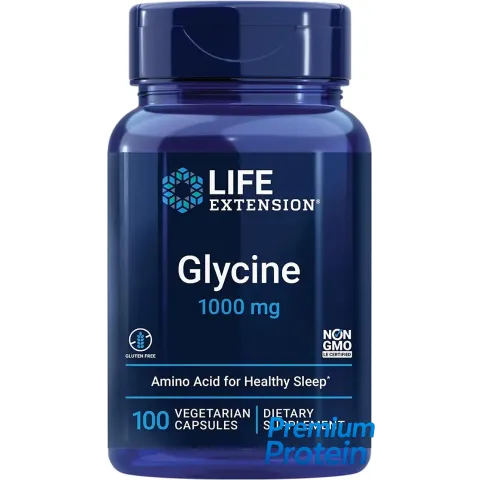 Life Extension Glycine - capsules | 100 × 1000 мг