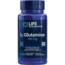 Life Extension L-Glutamine — capsules | 100 × 500 mg