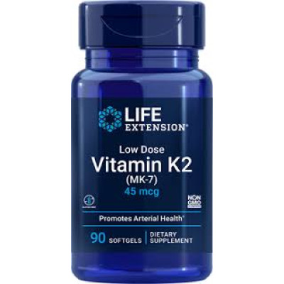 Life Extension Vitamin K2 — softgels | 90 × 45 mcg