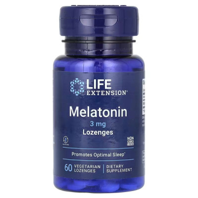 Life Extension Melatonin - lozenges | 60 × 3 mg