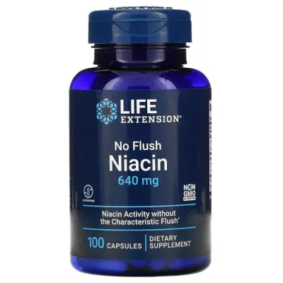 Life Extension Vitamin B3 (Niacin) — capsules | 100 × 640 mg