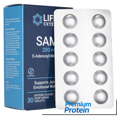Life Extension SAMe — tablets | 30 × 200 mg