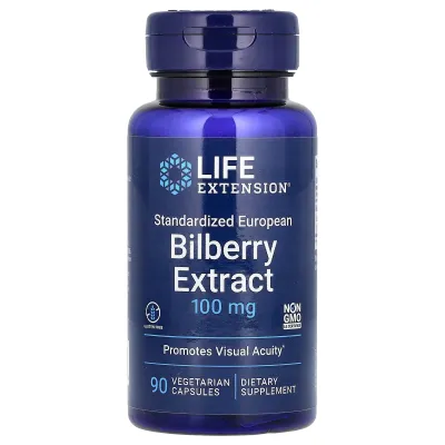 Life Extension Bilberry Extract — capsules | 90 × 100 mg