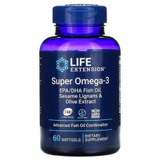 Life Extension Omega-3 Fish Oil — softgels | 60