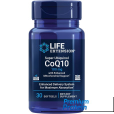 Life Extension Ubiquinol CoQ10 — softgels | 30 × 100 мг