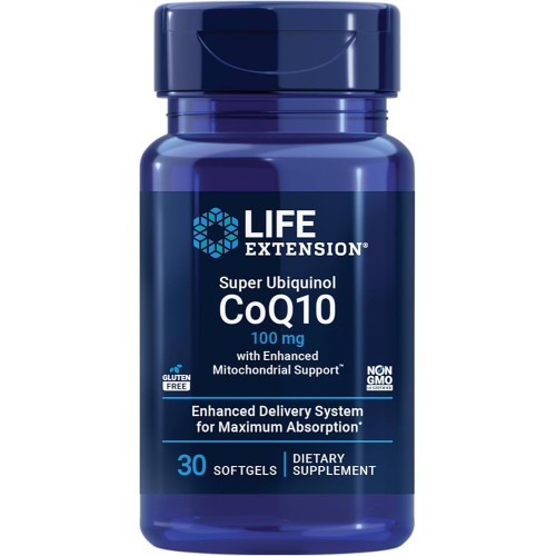 Life Extension Ubiquinol CoQ10 — softgels | 30 × 100 mg