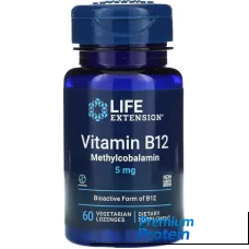 Life Extension Vitamin B12 (Methylcobalamin) — capsules | 60 × 5 мг
