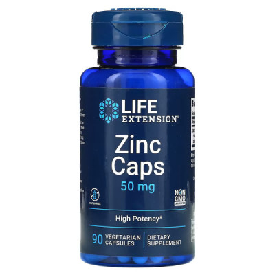 Life Extension Zinc — capsules | 90 × 50 mg