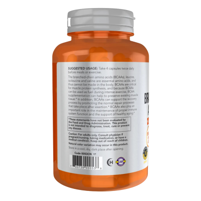 NOW Sports BCAA — capsules | 240
