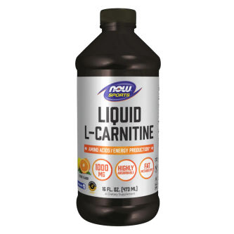 NOW Sports Carnitine - liquid | 473 мл × 1000 мг