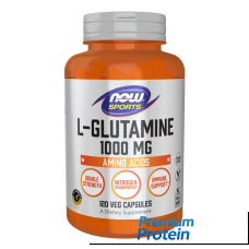 NOW Sports L-Glutamine — capsules | 120 × 1000 mg