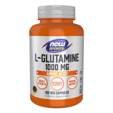 NOW Sports L-Glutamine — capsules | 120 × 1000 mg