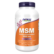 NOW MSM — capsules | 240 × 1000 mg