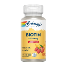 Solaray Biotin — lozenges | 60 × 5000 mcg