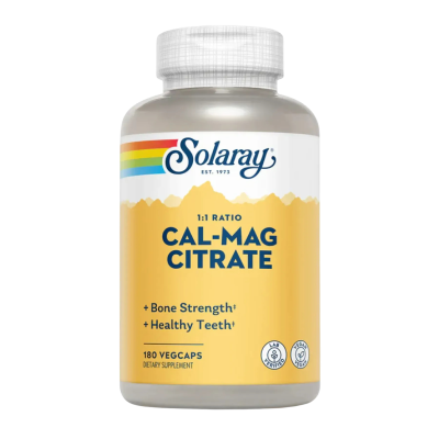 Solaray Cal-Mag Citrate — capsules | 180