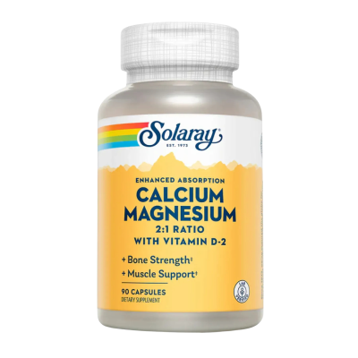 Solaray Calcium & Magnesium Amino Acid — capsules | 90