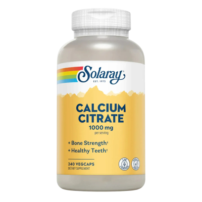 Solaray Calcium Citrate - capsules | 240 × 1000 мг
