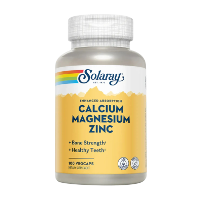 Solaray Calcium Magnesium Zinc — capsules | 100