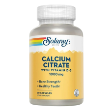 Solaray Calcium Citrate with Vitamin D3 — capsules | 90 × 1000 mg