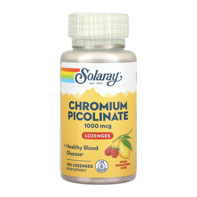Solaray Chromium Picolinate - lozenges | 100×1000 mcg