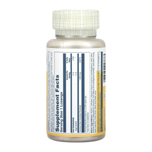 Solaray Chromium Picolinate — lozenges | 100 × 1000 mcg