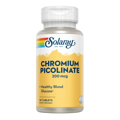 Solaray Chromium Picolinate - tablets | 50 × 200 mcg