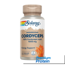 Solaray Cordyceps Mushroom Extract - capsules | 60 × 500 мг