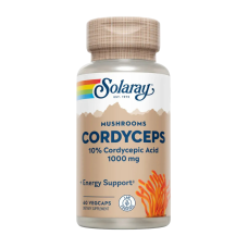 Solaray Cordyceps Mushroom Extract — capsules | 60 × 500 mg