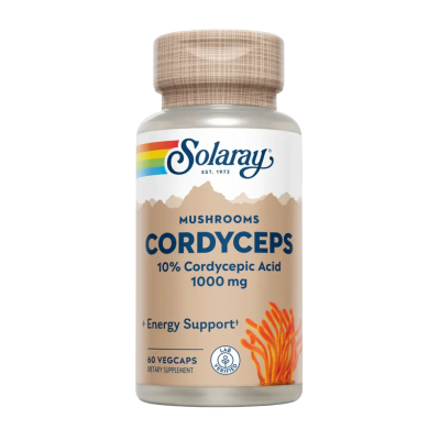 Solaray Cordyceps Mushroom Extract - capsules | 60 × 500 мг