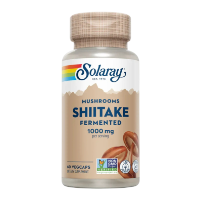 Solaray Fermented Shiitake Mushroom - capsules | 60 × 1000 мг