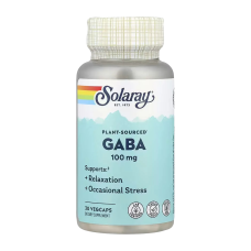 Solaray GABA — capsules | 30 × 100 mg