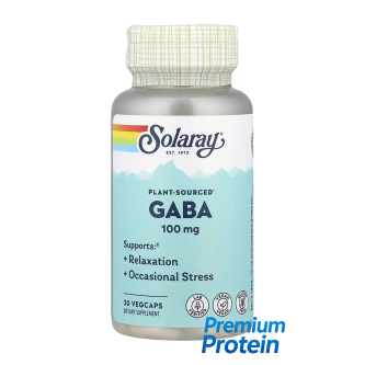 Solaray GABA - capsules | 30 × 100 мг