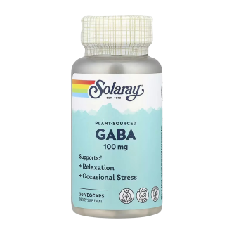 Solaray GABA - capsules | 30 × 100 мг