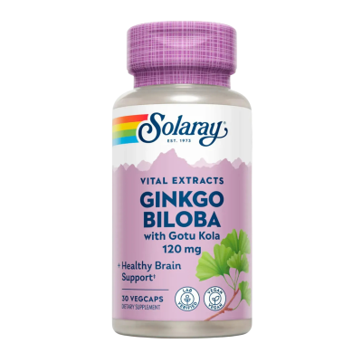 Solaray Ginkgo Biloba Extract One - capsules | 30 × 120 mg