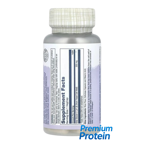 Solaray Beta Glucan — capsules | 30 × 200 mg