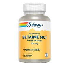 Solaray Betain HCl with Pepsin — capsules | 100 × 650 mg