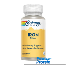 Solaray Iron - capsules | 60 × 50 мг