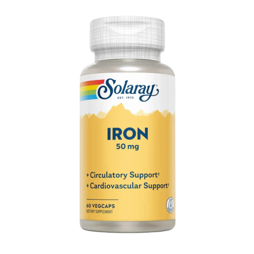 Solaray Iron — capsules | 60 × 50 mg
