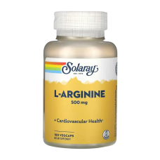 Solaray L-Arginine Free Form — capsules | 100 × 500 mg