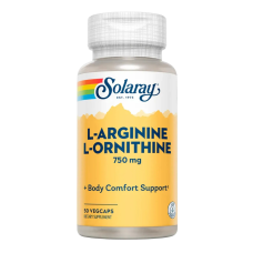 Solaray L-Arginine L-Ornithine — capsules | 50 × 750 mg