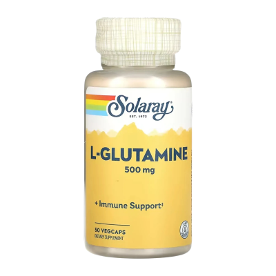 Solaray L-Glutamine - capsules | 50 × 500 мг
