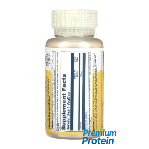 Solaray L-Glutamine — capsules | 50 × 500 mg