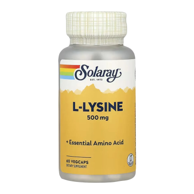 Solaray L-Lysine — capsules | 60 × 500 mg