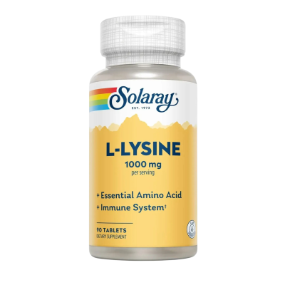 Solaray L-Lysine Free Form — tablets | 90 × 1000 mg